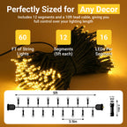 LED lights - 60ft - Magnetically connected