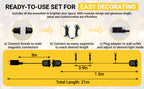 LED lights - 60ft - Magnetically connected
