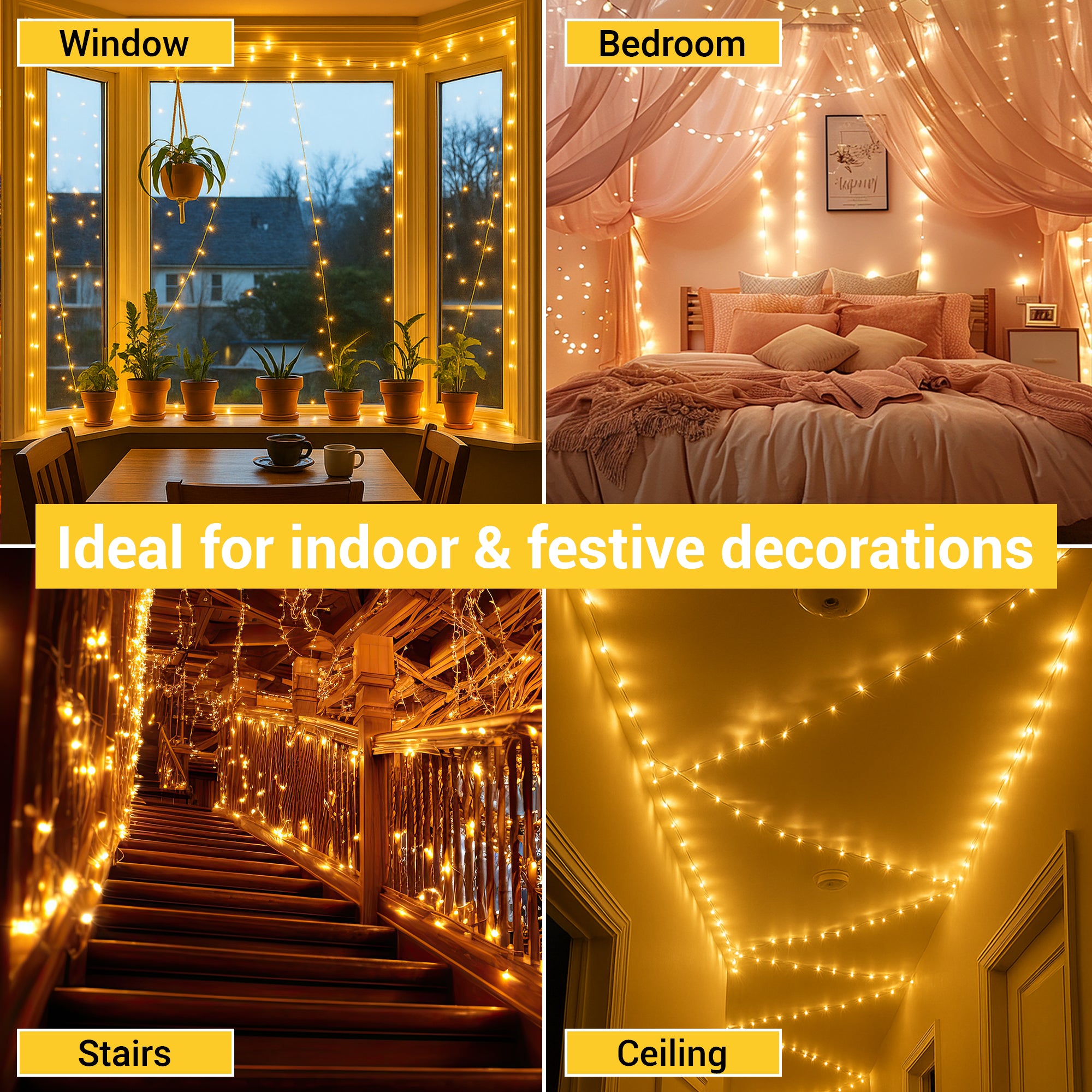 LED lights - 60ft - Magnetically connected